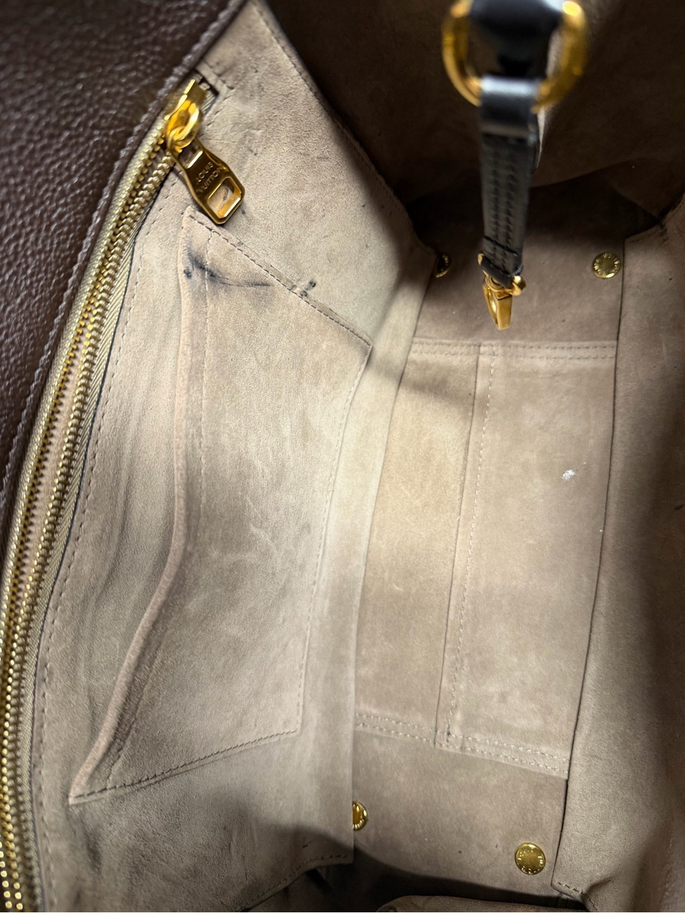 Louis Vuitton W Tote PM Brown Canvas/Leather - Picture 10 of 16